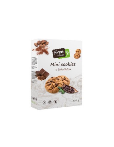 Mini galletas con chocolate sin gluten